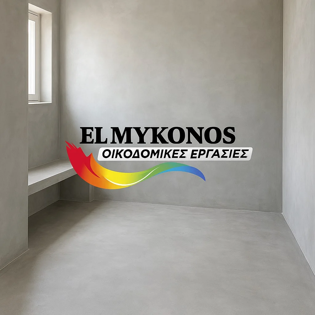 Πατητή Τσιμεντοκονία – Αντοχή & Αισθητική σε κάθε επιφάνεια — ELMYKONOS